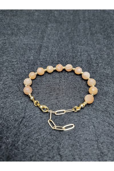 Yüksel Boncuk Sun Stone Women's Natural Stone Bracelet
