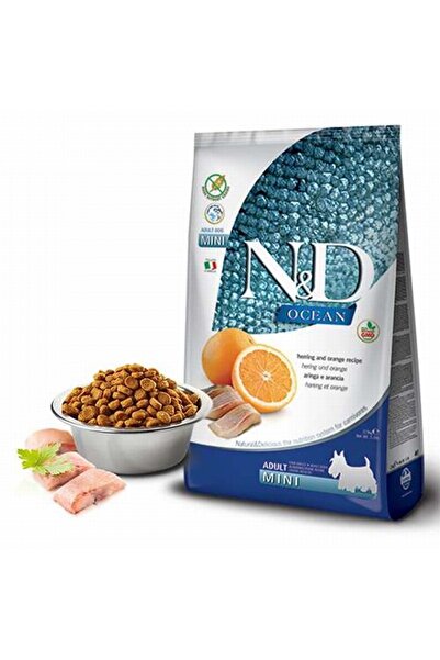 N&D Ocean Ringa Balıklı Portakallı Tahılsız Yetişkin Köpek Maması 2,5 Kg