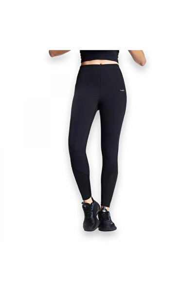 Lescon 24B-2007 Μαύρο γυναικείο κολάν για τρέξιμο