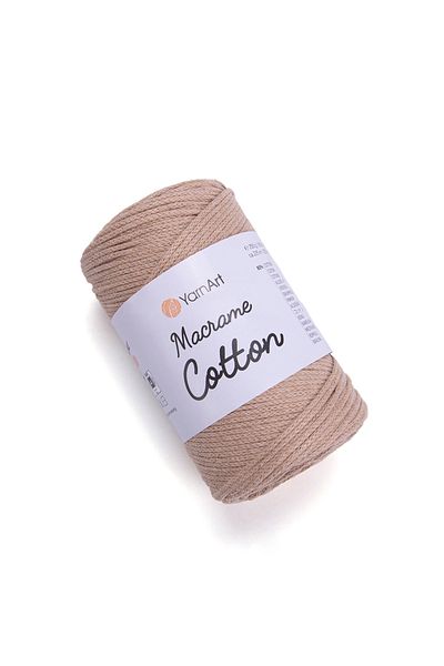 Yarnart Μπεζ Μακραμέ Πλεκτό - Macrame Cotton-768