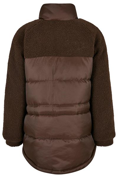 Urban Classics Damen Ladies Sherpa Mix Puffer Jacket