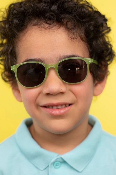 Focus On 2-5 Years Green Polarized Children's Sunglasses |   Lightweight, Flexible