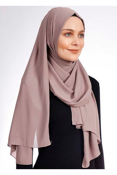 Ecardin Σάλι Dark Mink Practical Lycra Crepe - St 238