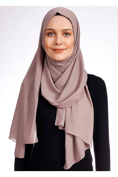 Ecardin Σάλι Dark Mink Practical Lycra Crepe - St 238