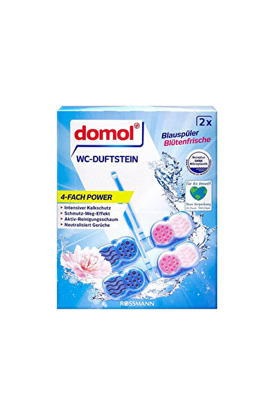 DOMOL WC Kokusu Klozet Blok, Çiçek Ferahlığı, 96 gr