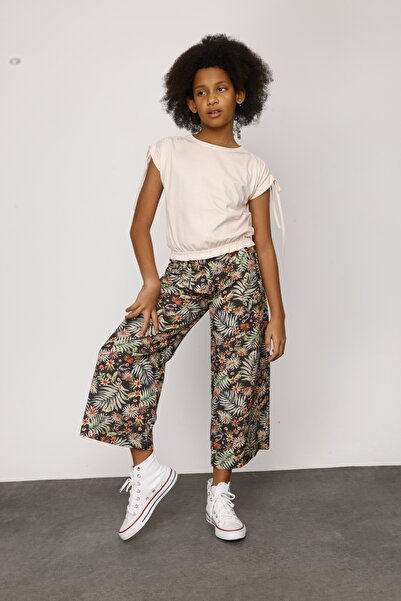 JENA Дънки с флорален принт за момичета