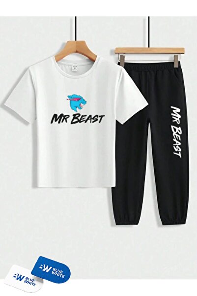 SİNSER TEKS Boy/Girl ''BEAST'' Printed T-Shirt-Shorts Set