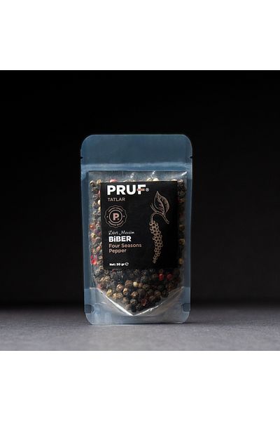 PRUF Four Seasons Colored Black Pepper Grain Eco Package 50 gr
