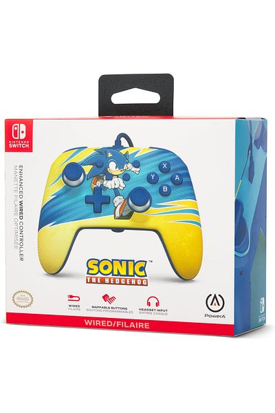 Powera Enhanced Kablolu Joystick Nintendo Switch - Sonic Boost