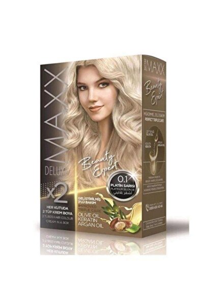 MAXX DELUXE Saç Boyası 0.1 Platin Sarısı