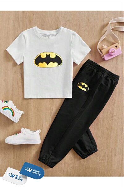 FRİENDS KİDS Σετ μπλουζάκι-φούτερ για αγόρια/κορίτσια με στάμπα ''Batman''