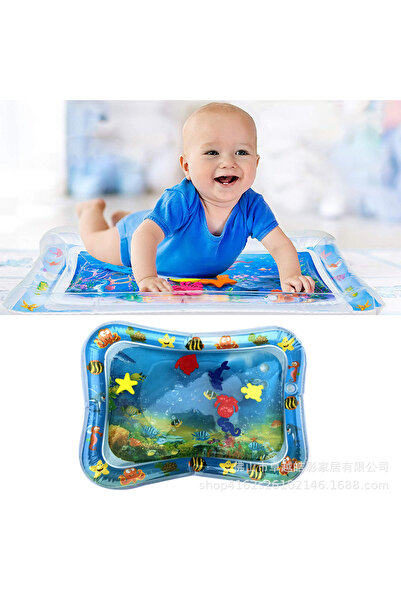 hitteknoloji Bebek Su Oyun Matı  Bebek Su Matı Tummy Time Aktivite Oyuncağı S...
