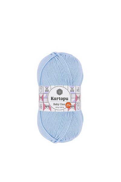 Kartopu 5 Pcs Snowball Baby One K544 Baby Blue