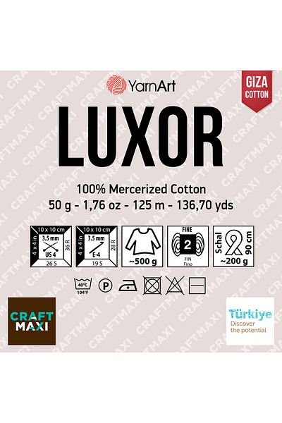 Yarnart Luxor Beige-1228 Νήμα Πλεκτομηχανής Χειρός