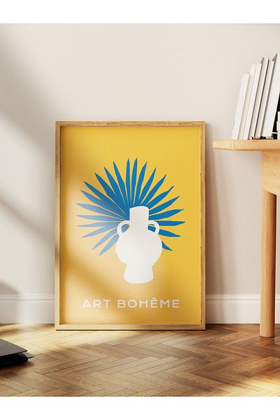Postifull Αισθητική αφίσα τοίχου - Πολύχρωμη αφίσα Bohemian χωρίς πλαίσιο - Διακόσμηση τοίχου σαλονιού, χωλ, κουζίνας