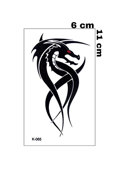 Mecit Tuhafiye EJDERHA ŞEKİLİ BİLEK KOL GEÇİCİ DÖVME