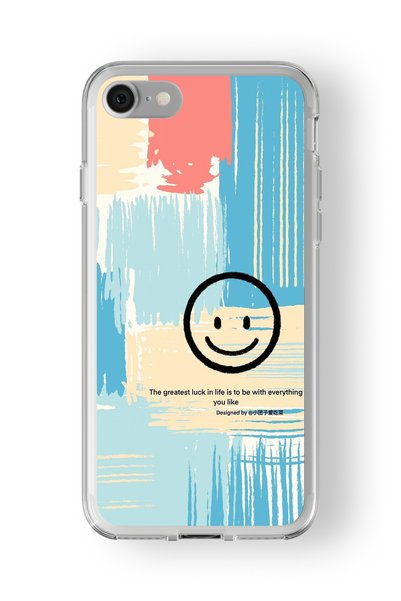 Multitronic حافظة شفافة مطبوعة بتصميم Greatest Luck متوافقة مع iPhone 6 و6s