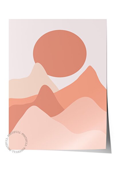 Postifull Decor de perete Boho pastel, poster fără încadrare, pictură murală ...