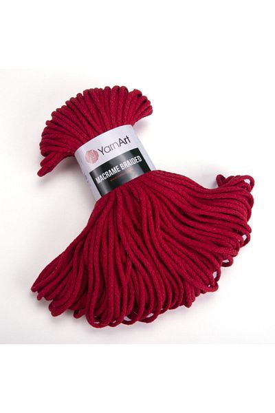 Yarnart Macrame Braided - Macrame Hand Knitting Thread Red-773