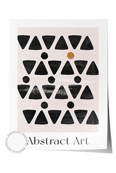 Postifull Decor de perete Boho alb-negru, poster fără încadrare, pictură mura...