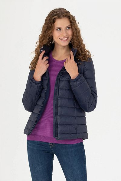 U.S. Polo Assn. Women's Navy Blue Coat