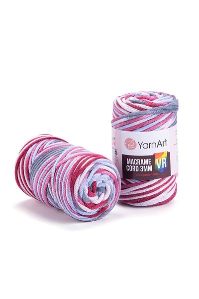 Yarnart Κορδόνι Macrame 3 mm Vr Macrame Πλεκτό Χέρι Σχοινί Ebruli-917