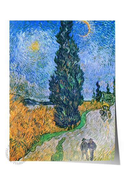 Postifull Van Gogh Poster No:14 Modern Sanat Poster - Sanat Dekor Serisi - Du...