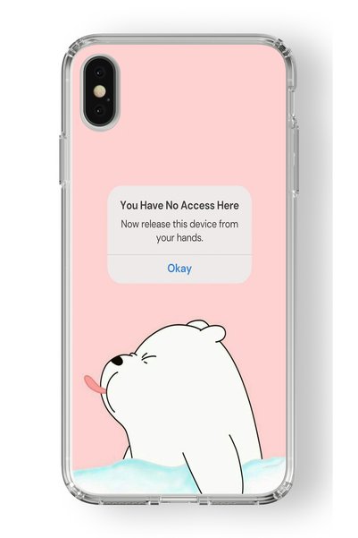 Multitronic حافظة شفافة مطبوعة بتصميم متوافق مع هاتف iPhone Xs Max بدون إمكان...