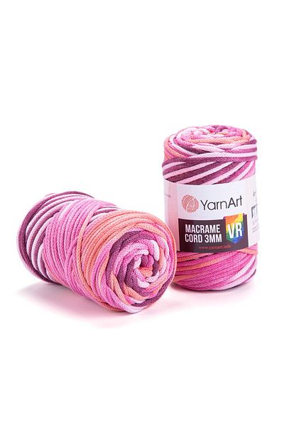 Yarnart Κορδόνι Macrame 3 mm Vr - Μακραμέ Χειροποίητο Πλεκτό Κορδόνι Ebruli-911