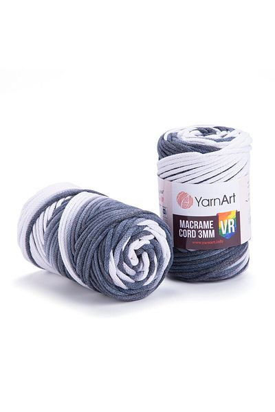 Yarnart Κορδόνι Macrame 3 Mm Vr Macrame Πλεκτό Χέρι Νήμα Ebruli-910