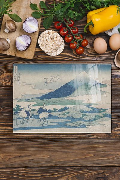 Postifull Cutting Board, New Generation Chopping Board Glass, Art Series, Thick and Tempered Unbreakable Glass, 21*30cm