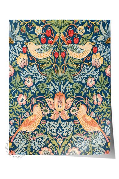 Postifull William Morris Poster No:7 Modern Sanat Poster - Sanat Dekor Serisi...
