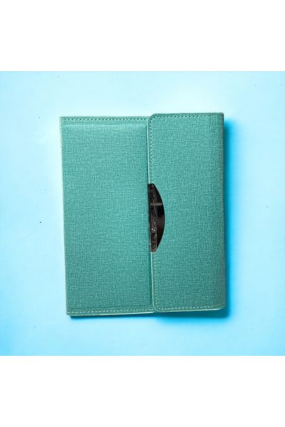 Kerem ofis Thermo Leather Magnetized Organizer - Business Card Compartment, Mechanical Pen Holder, Timeless Undated Notebook