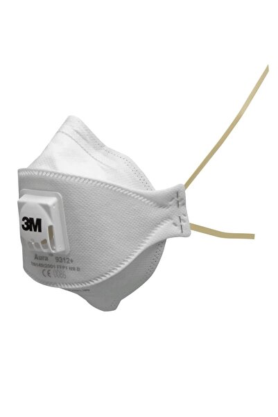 3M 9312a Aura Ffp1 Maske Partikül Solunum Maskesi, Valfli, 9312