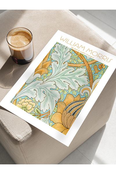 Postifull Αφίσα William Morris - Σειρά Art, Σχεδιασμός χωρίς πλαίσιο, Μοντέρνα Τέχνη