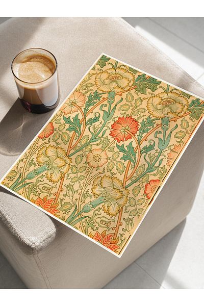 Postifull Poster William Morris nr:17 Poster de artă modernă - Seria de decorațiuni artistice - Pictură murală, imprimare HD