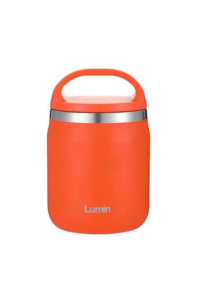 Lumin Flask Lumin Thermo 0.60 Liter - Stainless Steel Food Thermos, 12 Hours Hot and Cold, Vacuum Insulated