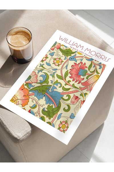 Postifull Αφίσα William Morris - Σειρά Art, Σχεδιασμός χωρίς πλαίσιο, Μοντέρνα Τέχνη