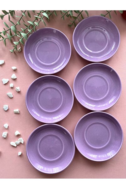 Areyma طبق شاي ليلك موديل 6 قطع