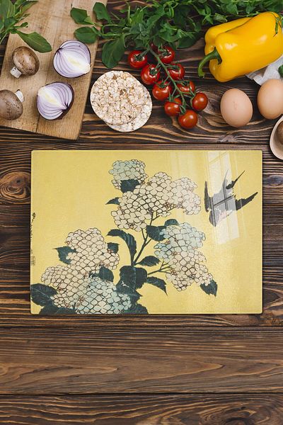Postifull Cutting Board, New Generation Chopping Board Glass, Art Series, Thick and Tempered Unbreakable Glass, 21*30cm