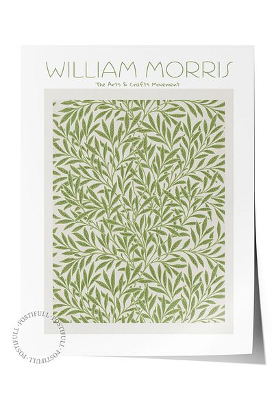Postifull Αφίσα William Morris - Σειρά Art, Σχεδιασμός χωρίς πλαίσιο, Μοντέρνα Τέχνη