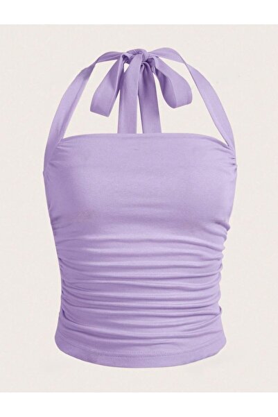 Dressco Ola - Boyundan Bağlamalı Crop Üst Büstiyer