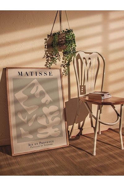 Postifull Αφίσα Παστέλ Σχεδίου Henri Matisse - Χωρίς πλαίσιο, Αφίσα Εικονογράφησης Duar, Εκτύπωση HD, Παχύ