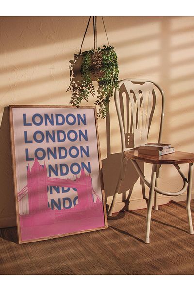Postifull Αφίσα London Illustration City - Σειρά Cities, Αφίσα Duar, Εκτύπωση HD, Αρχείο παχύ