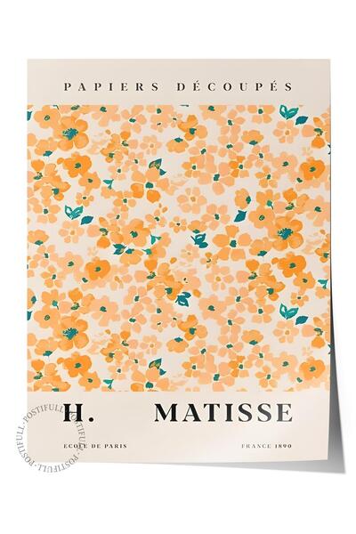 Postifull Çerçevesiz Poster, Illüstrasyon Çizim Poster - Henri Matisse Pastel...