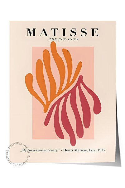 Postifull Çerçevesiz Poster, Illüstrasyon Çizim Poster - Henri Matisse Pastel, Duvar Posteri, Hd Baskı, Kalın