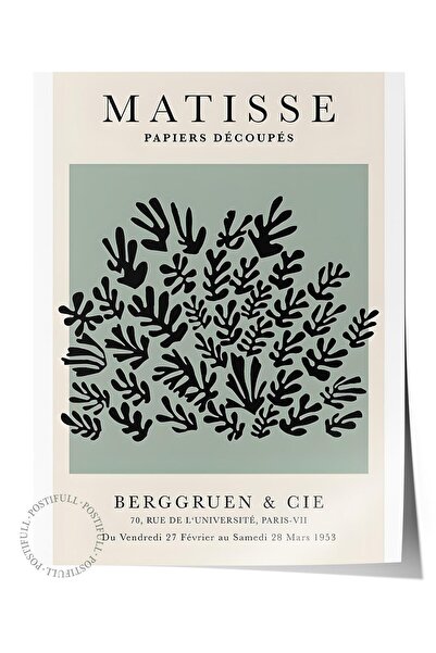 Postifull Çerçevesiz Poster, Illüstrasyon Çizim Poster - Henri Matisse Pastel...