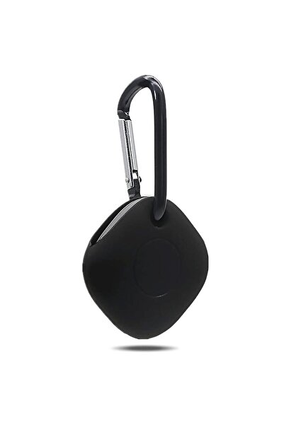 Microsonic Samsung Galaxy SmartTag Kılıf, Silikon Anahtarlık Siyah