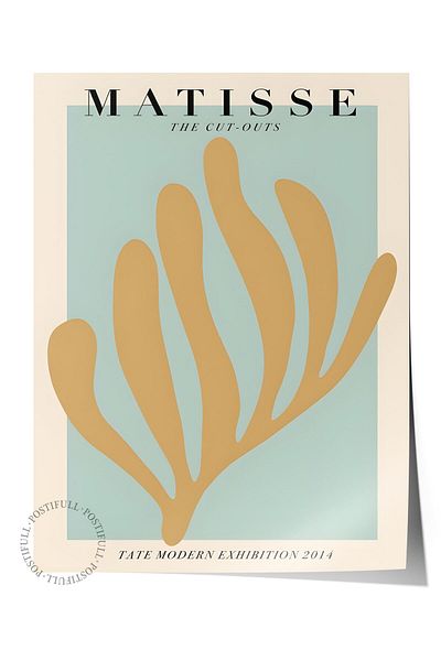 Postifull Αφίσα σχεδίασης εικονογράφησης Matisse - Διακόσμηση Duar, Εκτύπωση HD, Παχύ