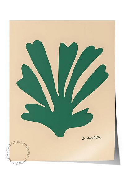 Postifull Αφίσα Παστέλ Σχεδίου Henri Matisse - Χωρίς πλαίσιο, Αφίσα Εικονογράφησης Duar, Εκτύπωση HD, Παχύ